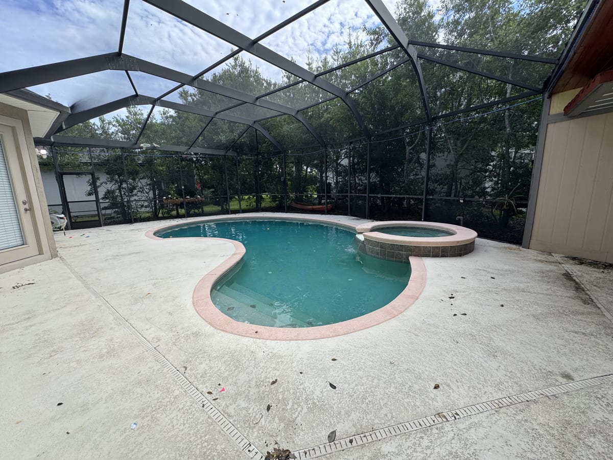 Before: Old Pool Deck